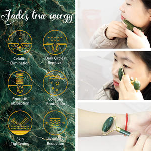 Cuidado de la piel belleza guasha dispositivos de piedra masajeador facial eléctrico rodillo de <span class=keywords><strong>jade</strong></span> facial herramienta de elevación microcorriente dispositivos de tonificación facial - Product Image 2