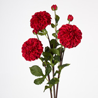 Fushou Grote Tweekoppige Zijden Dahlia Kunstbloem Binnendecoratie Bloemstuk