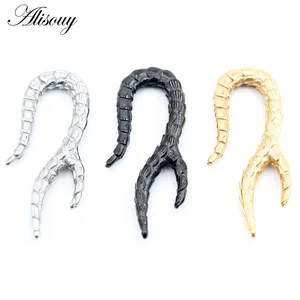 Wholesale Stainless Steel Fish Scale Pattern Ear Weights Heavy Expander Stretcher Plug Gauges Earrings Body Piercing Jewelry