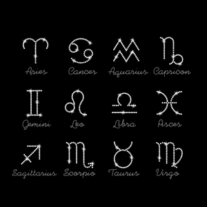 Applicazione Termoadesiva in Cristallo con Strass, Eco-Friendly e Durevole, Segno Zodiacale Astrologico Capricorno ACQUARIO - Product Image 4