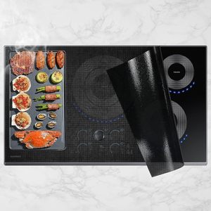 Tapis de protection anti-rayures en silicone classique pour plaque de cuisson à induction, résistant à la chaleur et écologique - Product Image 1