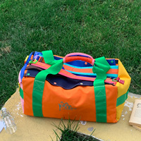 Sac de voyage grande capacité assorti aux couleurs, sac à dos d'extérieur portable pour le sport, le yoga et le fitness, sac de rangement