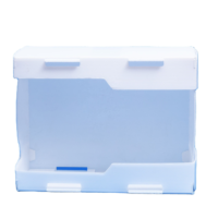 Boîtes de rangement écologiques réutilisables sur mesure à prix avantageux, en Coroplast, pour la découpe et le tri, boîtes en plastique PP.