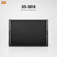 Subwoofer actif professionnel de 18 pouces 800W pour DJ, sonorisation en direct et événements audio