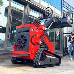 Goedkope 500Kg 1000Kg <span class=keywords><strong>Skid</strong></span> Stuur Dieselladers Mini <span class=keywords><strong>Skid</strong></span> Stuurlader Epa Motor Laders Met Grasmaaier - Product Image 5
