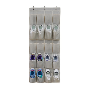 Organizzatore per Scarpe da Appendere alla Porta con Tasche in Rete Traspirante, Resistente, per Sneakers, Scarpe Basse e Accessori - Product Image 3