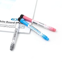Marqueur de tableau blanc effaçable à sec Gxin G-208 multicolore, écriture fluide et continue, avec aimant et gomme