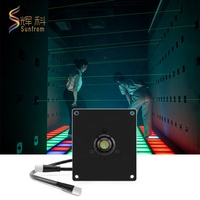 Salle de jeu laser tag interactive multijoueur, contrôlée par DMX512 RGB, certifiée IP65, certifiée CE, 8 joueurs, professionnelle, intérieure