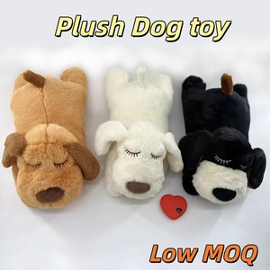 Juguete de peluche de algodón PP Relleno Mascota Alivio DE <span class=keywords><strong>LA</strong></span> <span class=keywords><strong>ANSIEDAD</strong></span> Calmante Fabricación de fábrica Juguete de peluche <span class=keywords><strong>para</strong></span> <span class=keywords><strong>perros</strong></span> con latido del corazón - Product Image 1