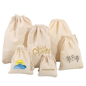 Bolsas de Cordón de Algodón Orgánico Personalizadas al por Mayor para Empaquetado Ecológico - Product Image 2