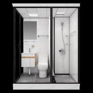 Dosettes de salle de bain préfabriquées Salle de <span class=keywords><strong>douche</strong></span> intégrée <span class=keywords><strong>Cabine</strong></span> de salle de <span class=keywords><strong>douche</strong></span> complète Dosette de salle de bain intégrée - Product Image 1
