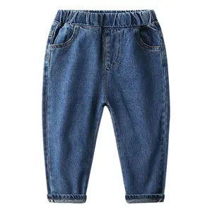 4212 Kinder Kleinkind Jeans hose Jungen Mädchen Kleidung Lange Jeans Hosen Frühling Freizeit hose Kinder