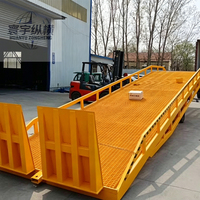 Rampe de chargement hydraulique mobile et durable, largement utilisée dans les usines, entrepôts et centres logistiques