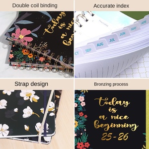 Ad alto valore A5 Notebook a spirale rilegatura termica copertina in pelle personalizzabile Cross-Border programma libro bobina cinturino Ins2025 Style - Product Image 3
