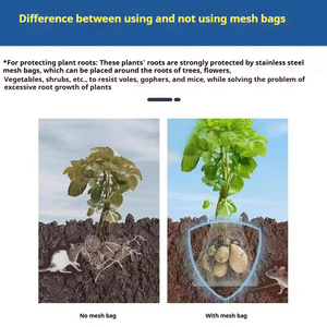 Tas jaring logam baja tahan karat, jaring tahan serangga, jaring anti tikus bunga dan tanaman, jaring filter Taman - Product Image 2