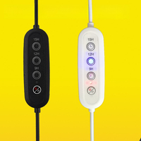 Cordon d'alimentation avec minuterie pour lampe de culture, normes européennes et américaines, pour tubes T5/T8 et bandes lumineuses, cordon de synchronisation à trois prises
