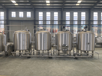 Équipement de brassage clé en main, système complet de brasserie, fermenteur, réservoir de mouture, CIP pour projet de microbrasserie artisanale, nano-brasserie