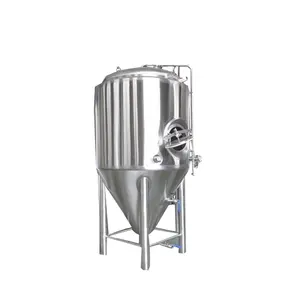 Tanques de fermentação de cerveja com chave de comando de 5000L, recipientes cônicos de fermentação de 50 HL feitos com aço inoxidável 304 para cervejaria artesanal
