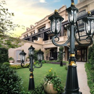 Lámpara de Jardín LED con Cuerpo de Hierro, 50000 Horas de Vida Útil, para Iluminación de Caminos Exteriores - Product Image 1