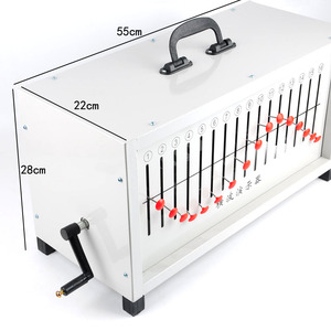 22012 Longitudinal and Transverse Wave Demonstration Device, Portable/Box-type, Longitudinal and Transverse Waves, High School - Product Image 1