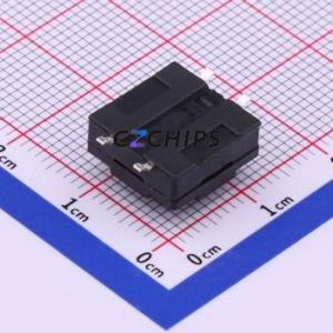 TS-1011S-A7B3-D2 Tactile Switch SMD-4P,12x12mm Switch Single Pole Single Throw Round Button 2.5N Vertical Mount - Product Image 2