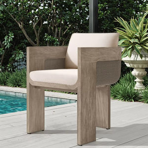 Ensemble patio cour de luxe nordique chaises de <span class=keywords><strong>jardin</strong></span> en teck mobilier d'extérieur en teck Villa Resort <span class=keywords><strong>Table</strong></span> <span class=keywords><strong>et</strong></span> <span class=keywords><strong>chaise</strong></span> de <span class=keywords><strong>jardin</strong></span> en rotin PE - Product Image 3