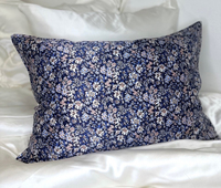 Taie d'oreiller en soie de mûrier imprimée sur mesure de luxe, taie d'oreiller en soie pour le sommeil 16 19 22 25 30 Momme, coffret cadeau en soie