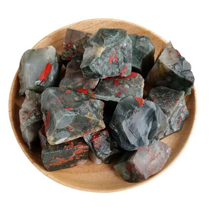 Cristalli Semi-preziosi Minerali Grezzi all'Ingrosso Pietre Naturali Verdi Rosse Grezze di Diaspro Africano per Decorazione - Product Image 1