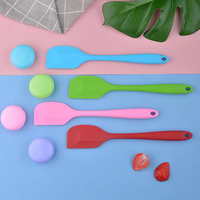 Spatule en silicone de qualité alimentaire, antiadhésive, résistante à la chaleur, ustensile de cuisson, spatule pour gâteau, glaçage, biscuits, ensemble de spatules