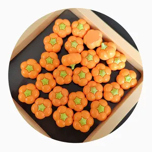 100pcs Mini Artificial Halloween Pumpkin Decor Simulation Vegetable DIY 3d Craft Home Party Decoration Props Farmhouse Harvest