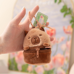 Hot Bán Capy-Bara Móc Khóa Thú Nhồi Bông Sang Trọng Chất Lượng Cao Mini Đồ Chơi Sang Trọng Dây Móc Khóa Cho Trẻ Em Người Lớn - Product Image 6