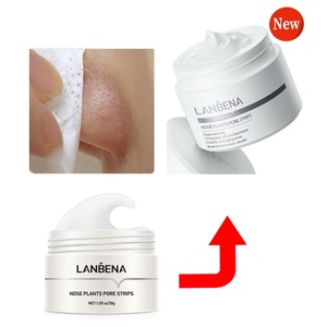 Mascarilla Facial Desprendible <span class=keywords><strong>LANBENA</strong></span> 100% Auténtica a Base de Plantas para Eliminar Puntos Negros, Tiras Exfoliantes y Limpiadoras de Poros - Product Image 1