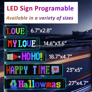 Layar LED Fleksibel Digital Signage IP65 Desain Terprogram Kontrol APP untuk Toko, Lampu Panel LED Mobil Luar Ruangan untuk Periklanan - Product Image 6