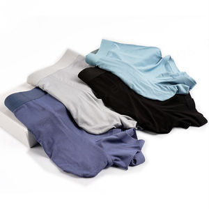 Calzoncillos bóxer suaves que absorben el sudor para hombre, ropa interior personalizada resistente al desgaste para hombre - Product Image 3