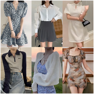 2024 vente en gros vêtements usine Discount Stock vêtements assortis en vrac vêtements expédition Blusas boutique hauts robes balles utilisées - Product Image 5