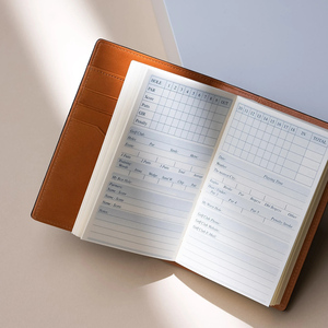 Logo personnalisé <span class=keywords><strong>A7</strong></span> en cuir Pu, hoco noir, organisateur de Folio de luxe pour ordinateur portable, couverture de journal, Logo personnalisé - Product Image 4