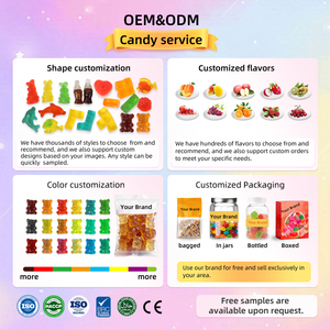 Caramelos de Goma Agridulces Halal al por Mayor, Fabricante de Gomitas con Sabor a Frutas, Precio al por Mayor, Etiqueta Privada OEM - Product Image 3