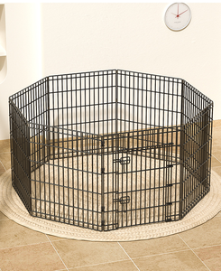 FishPrincess Offre Spéciale chien Cages grand fil métallique Durable pliable verrouillable anodisé rond caisse ceinture boîte boutique affichage maisons pour animaux de compagnie - Product Image 5