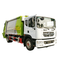 Camion à ordures compacteur à chargement arrière Dongfeng D9 18CBM, poids total autorisé 18000 kg, véhicule compacteur de déchets municipaux