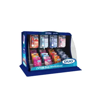 Promosi Supermarket Sidekick Pvc Display Stand untuk Orang Dewasa Produk Kondom