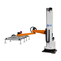 Robot Industri memilih dan menempatkan Robot Sanda 4 Axis Sanda Manipulator 150kg muatan dan rak penyimpanan logam lembaran