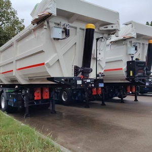 Offre Spéciale : Semi-remorque benne robuste à 4 essieux avec suspension mécanique, caisse en acier, capacité de charge maximale de 30 000 kg - Product Image 3