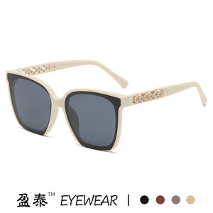 Lunettes de soleil carrées, monture en PC, verres polarisés TAC UV400, protection solaire pour femmes, classe 2 de transmission - Product Image 4