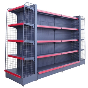 Thiết Kế Mới Siêu Thị Kệ Với Giá Tuyệt Vời Đôi Bên Gondola Thép Từ Trung Quốc Siêu Thị Kệ Hệ Thống/Kim Loại Kệ Cho S - Product Image 1