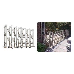 <span class=keywords><strong>Barrière</strong></span> extensible <span class=keywords><strong>en</strong></span> alliage d'aluminium, portail <span class=keywords><strong>de</strong></span> <span class=keywords><strong>sécurité</strong></span> pliable (argent, hauteur 1,2 m/900 mm), réflecteur prismatique haute intensité IP68 - Product Image 4