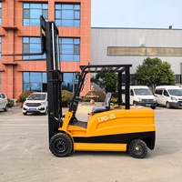 Chariot élévateur électrique 2,5 tonnes Euro 5 CE EPA multifonctionnel, mini chariot élévateur électrique portable avec déplaceur latéral, livraison gratuite