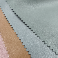 Tissu en cuir PU souple pour vêtements, simili peau de mouton