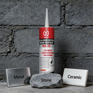 Adesivo da Costruzione INGADA MS-35 ad Alta Aderenza e Presa Istantanea 300ml Forte Tenuta Iniziale Durevole e di Lunga Durata - Product Image 2