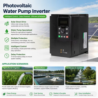 Contrôleur d'onduleur solaire MPPT 99% pour pompe, système d'irrigation solaire 4kW, convertisseur de fréquence VFD à entrée CC PV 50-60Hz triphasé 380V