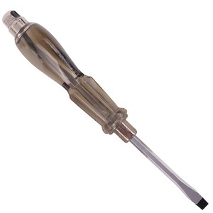 <b>Screwdriver</b> Flat Head 200 Mm Chrome Finish Plastic Handle Diy Tool For Repair - Product Image 5